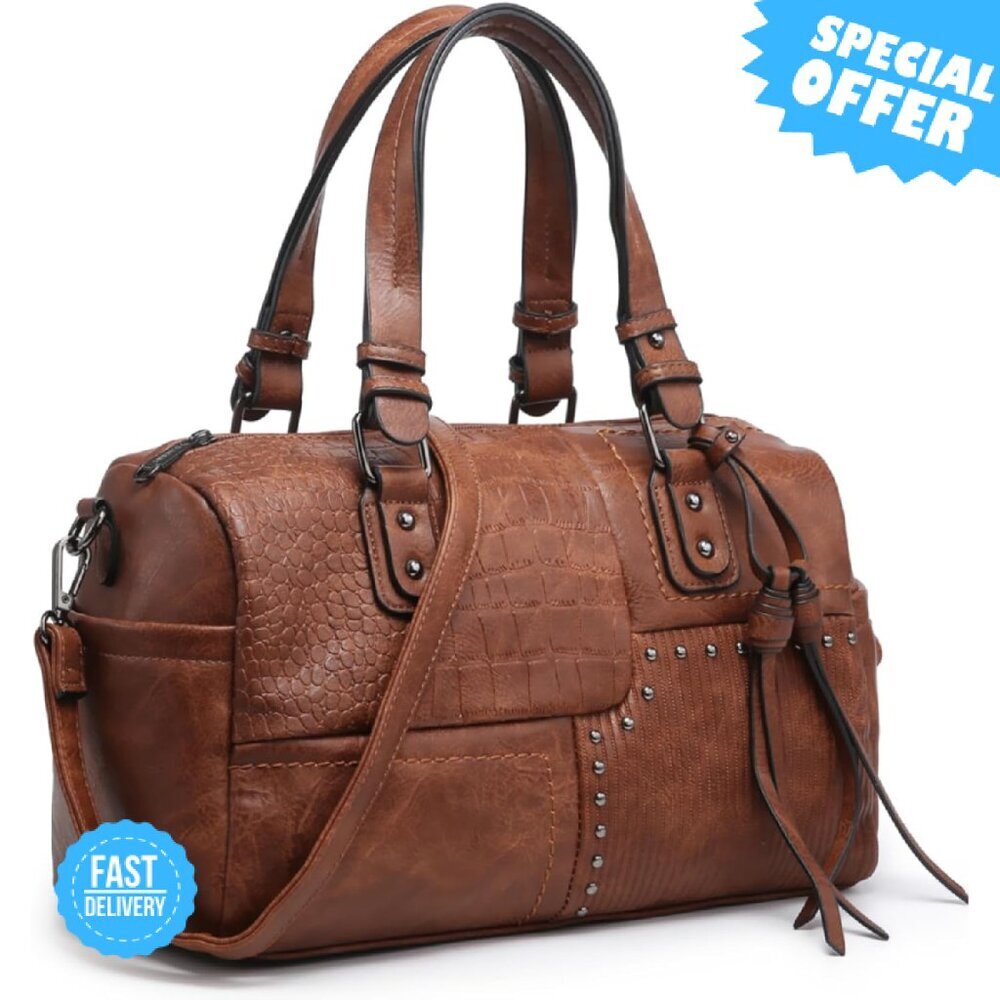 Brand New Dasein Satchel L Black Hobo Style